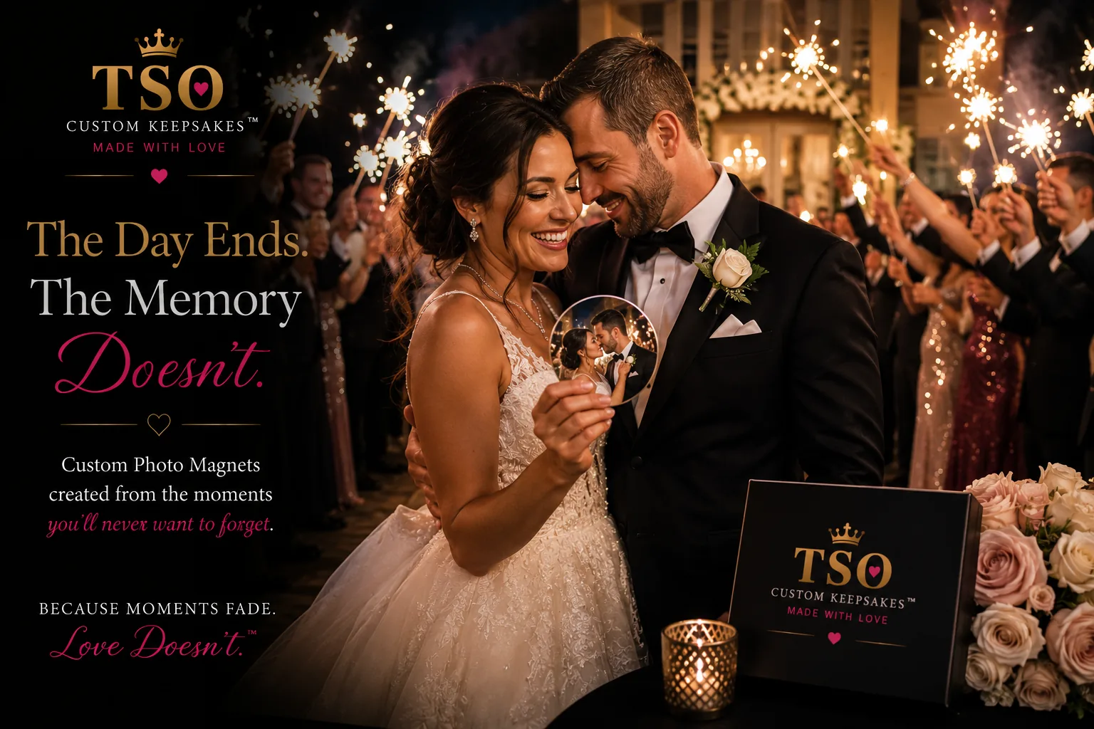 Wedding Guest Book Alternatives: The Live Photo Magnet Experience — TSO Custom Keepsakes