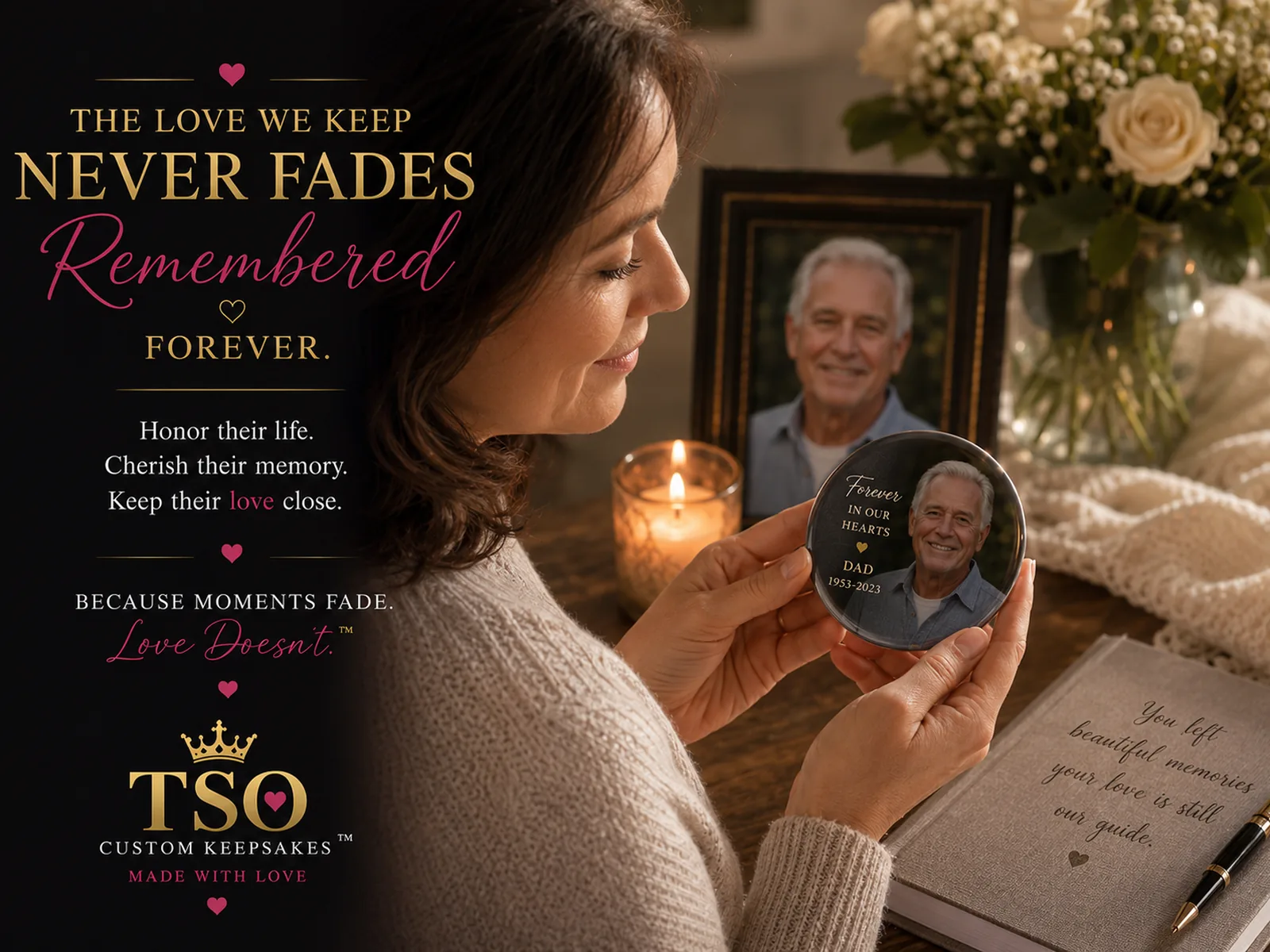 Memorial Photo Magnets That Keep Loved Ones Close — TSO Custom Keepsakes