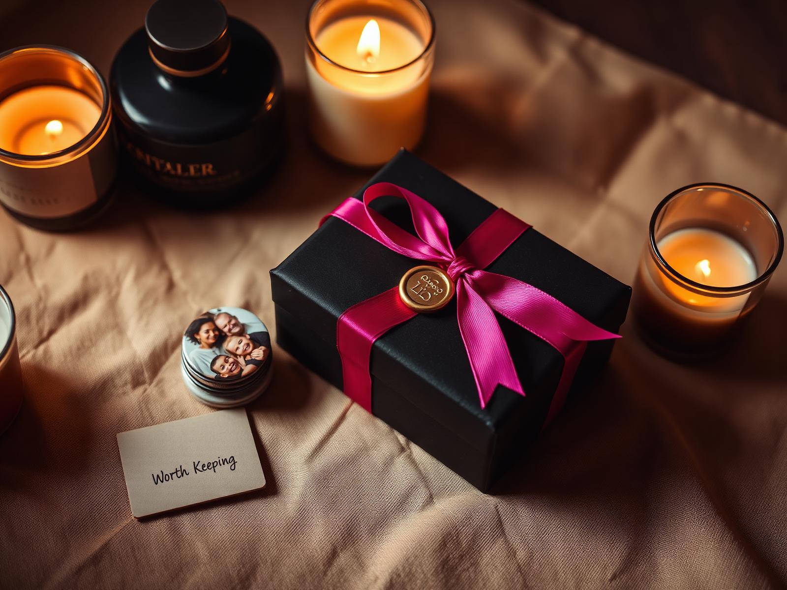 Cyber Monday 2026 alternative — a handmade photo magnet beside a closed laptop